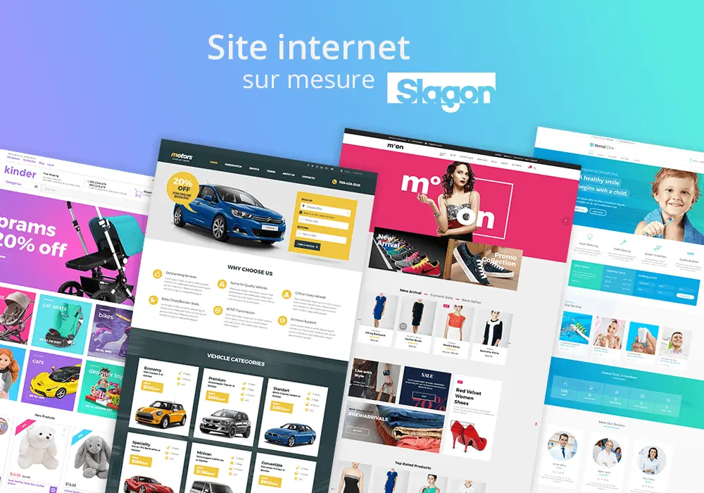 creation site internet sur mesure slagon